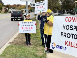 CHBMP protest in Michigan